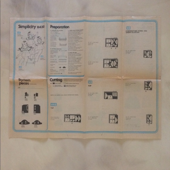 Vintage 1977 Simplicity 8430 Child’s Top Pattern - Picture 7 of 10